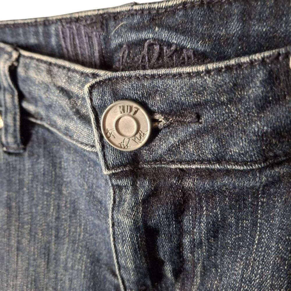 Kut From The Kloth Denim Bermuda Shorts Size 4 | Mid Rise Stretch Jean Shorts | - Picture 5 of 8